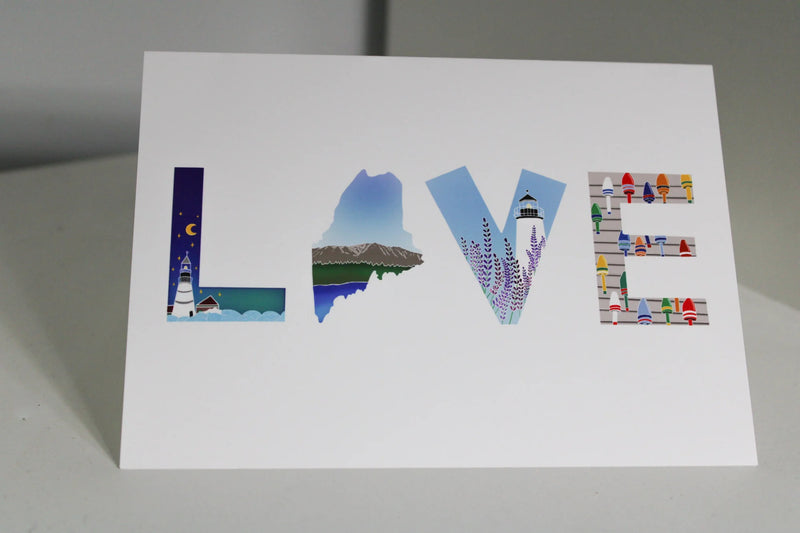 Love Maine Greeting Card - S&D