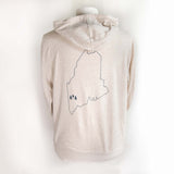 The Woods Maine®: Pine Tree State Adult French Terry Lightweight Hoodie (2 Colors Available)