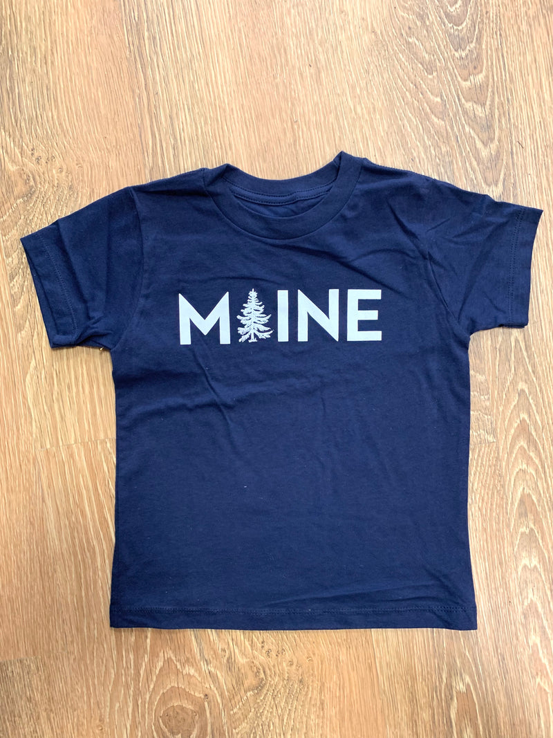 My Maine: Maine Toddler Short Sleeve T-Shirt (Available In 2 Colors)