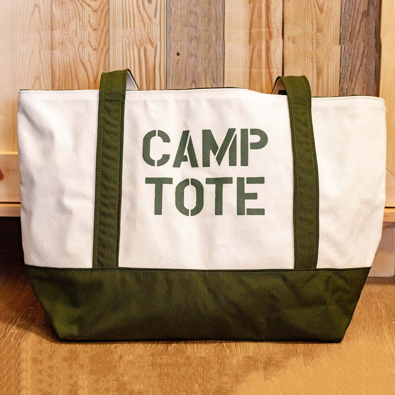 The Woods Maine® Moss Camp XL Zip Top Tote by Rouge Life