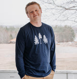 The Woods Maine®: Three Pines® Adult Long Sleeve (2 Colors Available)