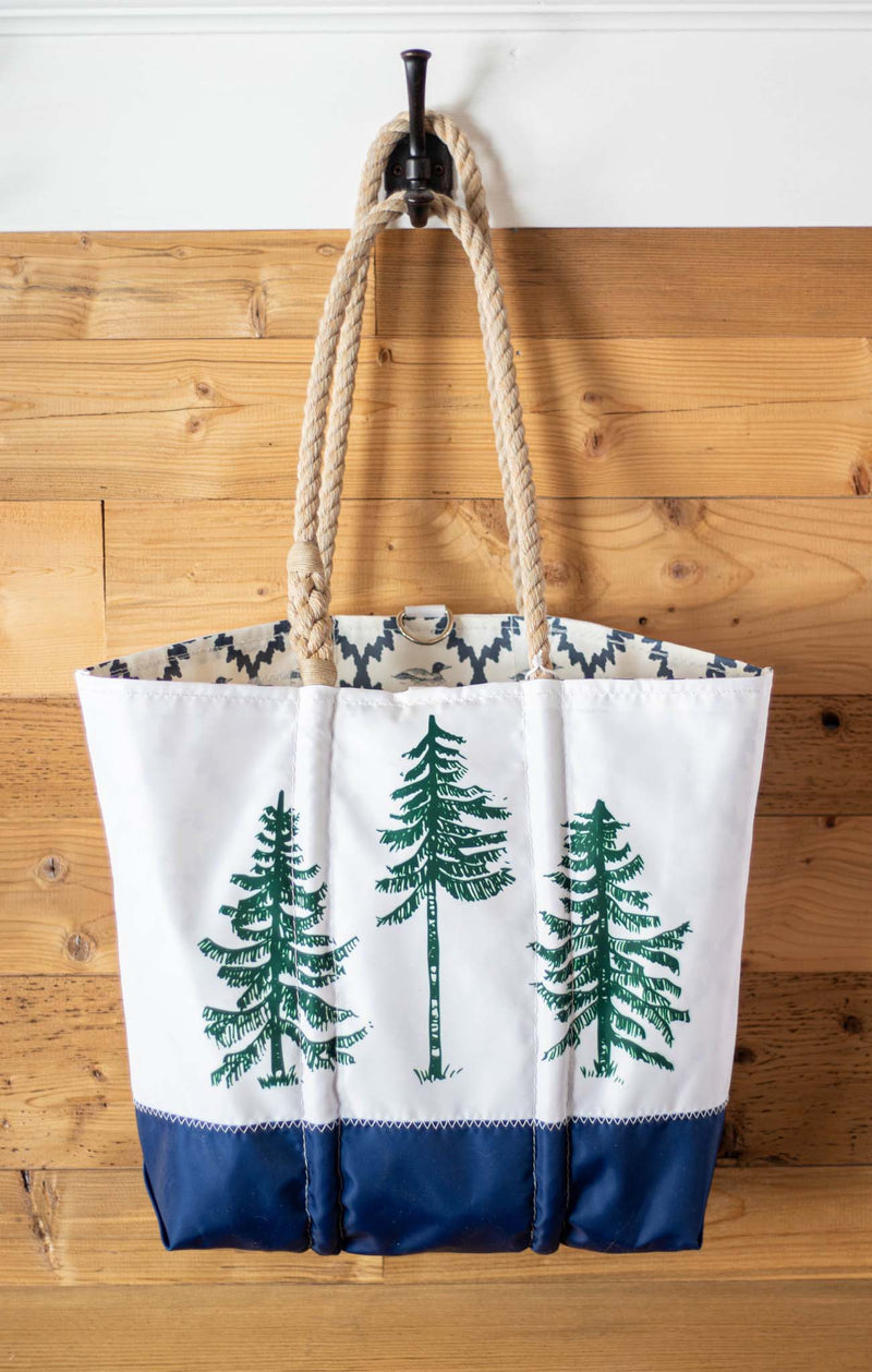 Three Pines® Maine Loon Lined Medium Sea Bags® Tote with clasp