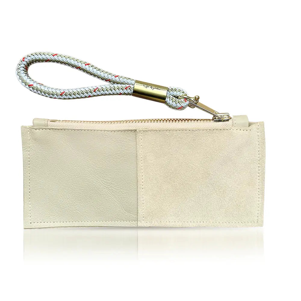 Leather Clutch Rope Wristlet - Wildwood Oyster Co (3 colors available) - The Woods Maine