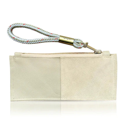 Leather Clutch Rope Wristlet - Wildwood Oyster Co (3 colors available) - The Woods Maine