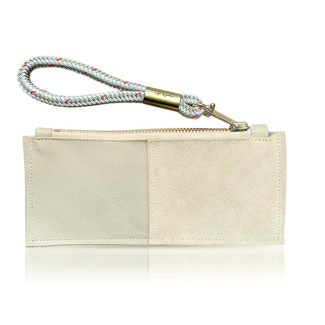 Leather Clutch Rope Wristlet - Wildwood Oyster Co (3 colors available) - The Woods Maine