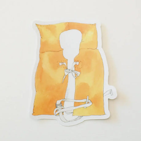 Life Jacket Sticker - Sara Fitz - The Woods Maine