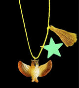Marlo the Owl with Glow in the Dark Star Necklace -  Gunner & Lux - The Woods Maine