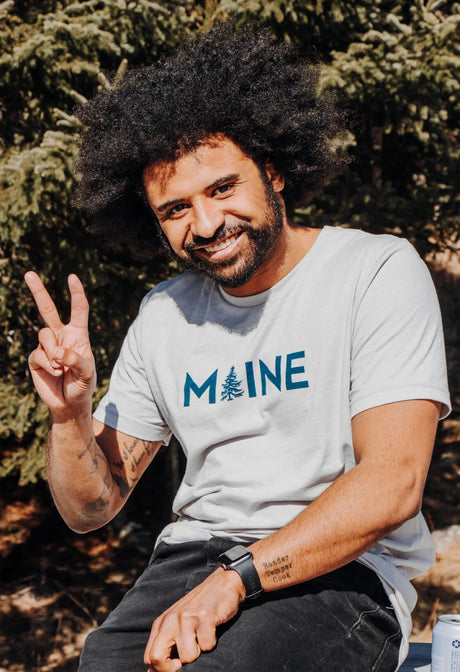 My Maine: Adult Maine Short Sleeve T-Shirt (Available in two colors) - The Woods Maine