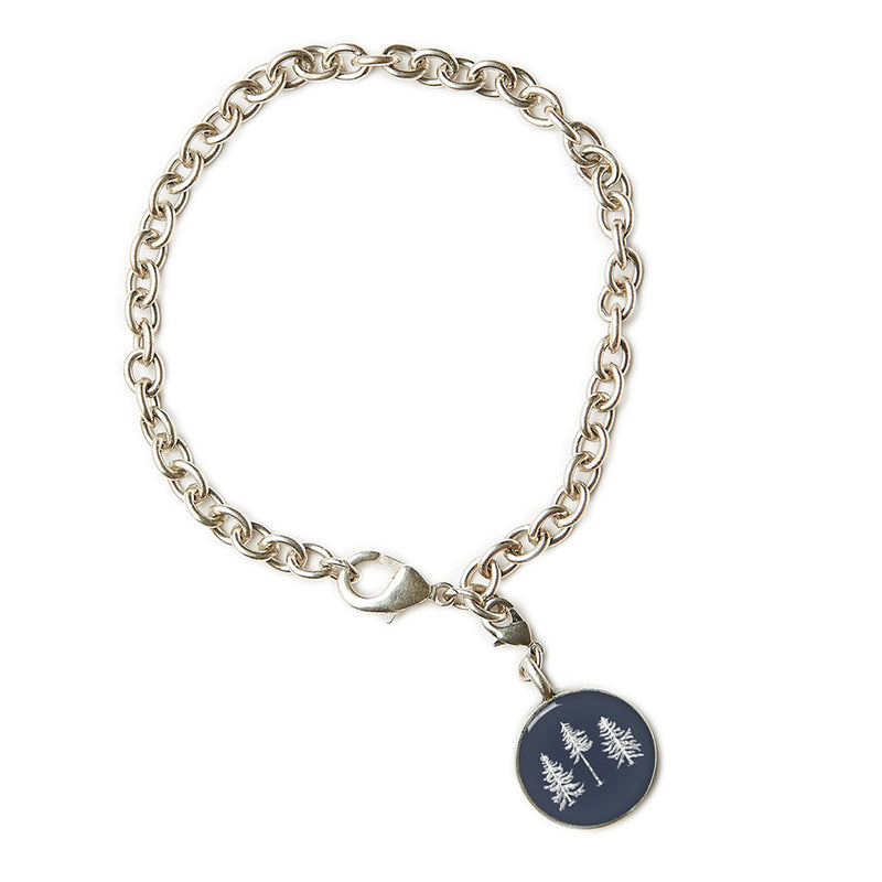 The Woods Maine® Charm Bracelet by CHART Metalworks