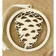 Pinecone Wood Ornament - Kimball Prints - The Woods Maine