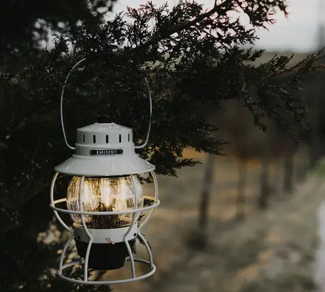 Railroad Lantern - Barebones - The Woods Maine