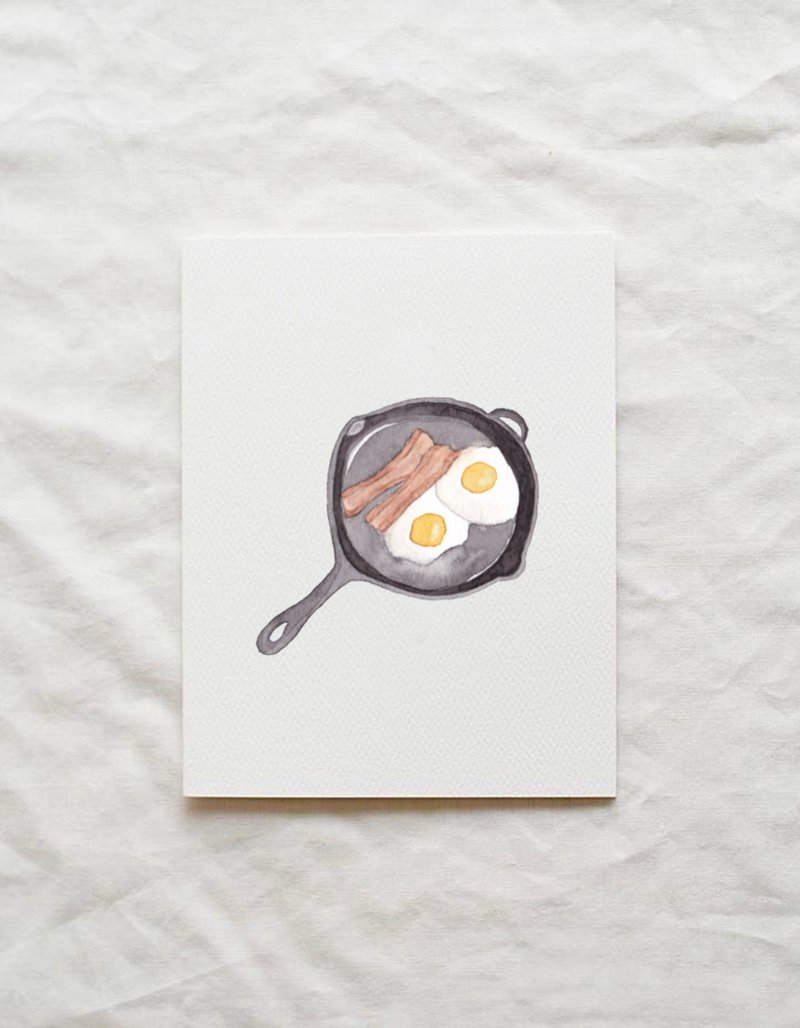 Breakfast Skillet Card - Little Ivy Paper Goods