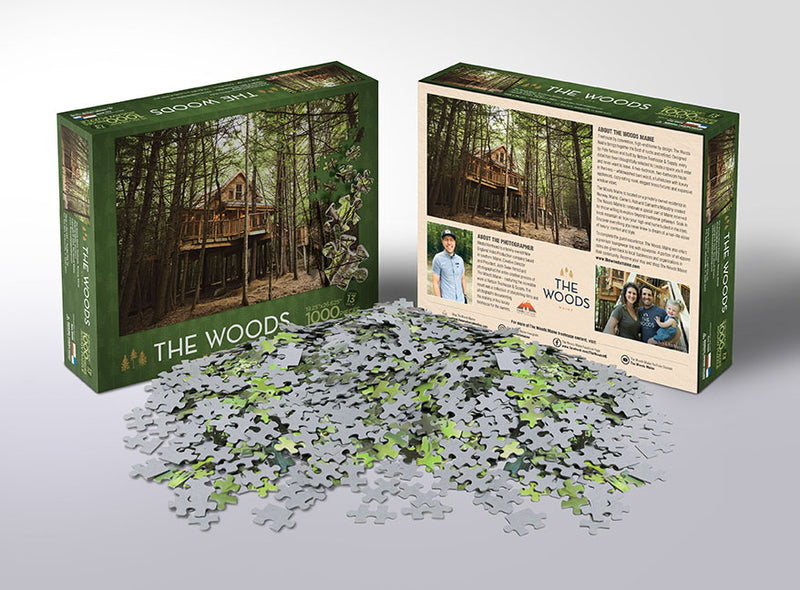 The Woods Maine Treehouse 1K Piece Puzzle