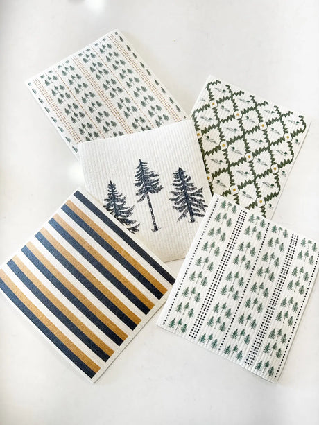 TMW Loon Forest x Wet-It Swedish Cloths - The Woods Maine