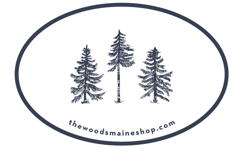 TWM Three Pines® Oval Sticker - The Woods Maine