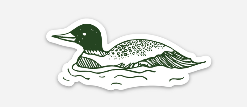 The Woods Maine® Loon Sticker