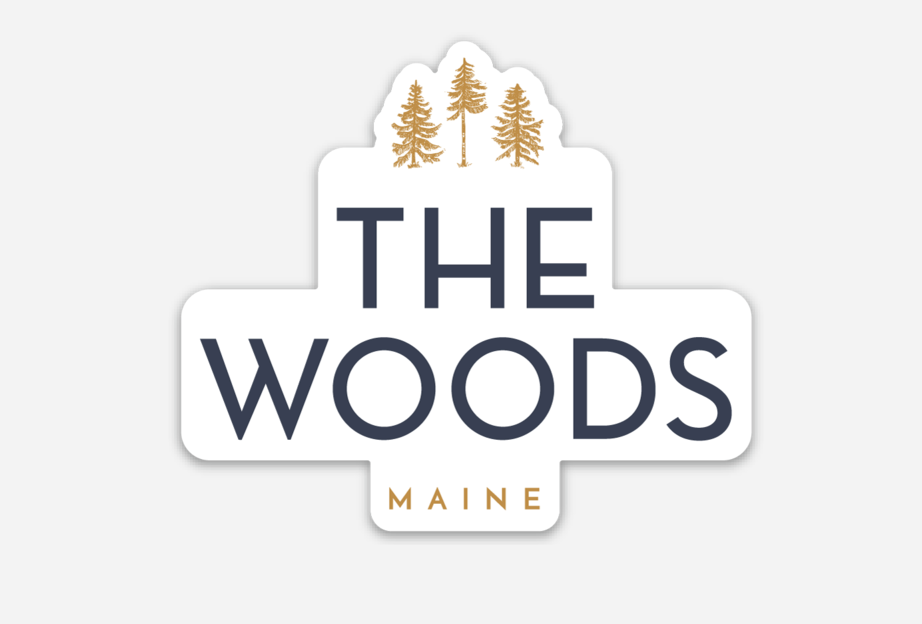 The Woods Maine® Brandmark Sticker