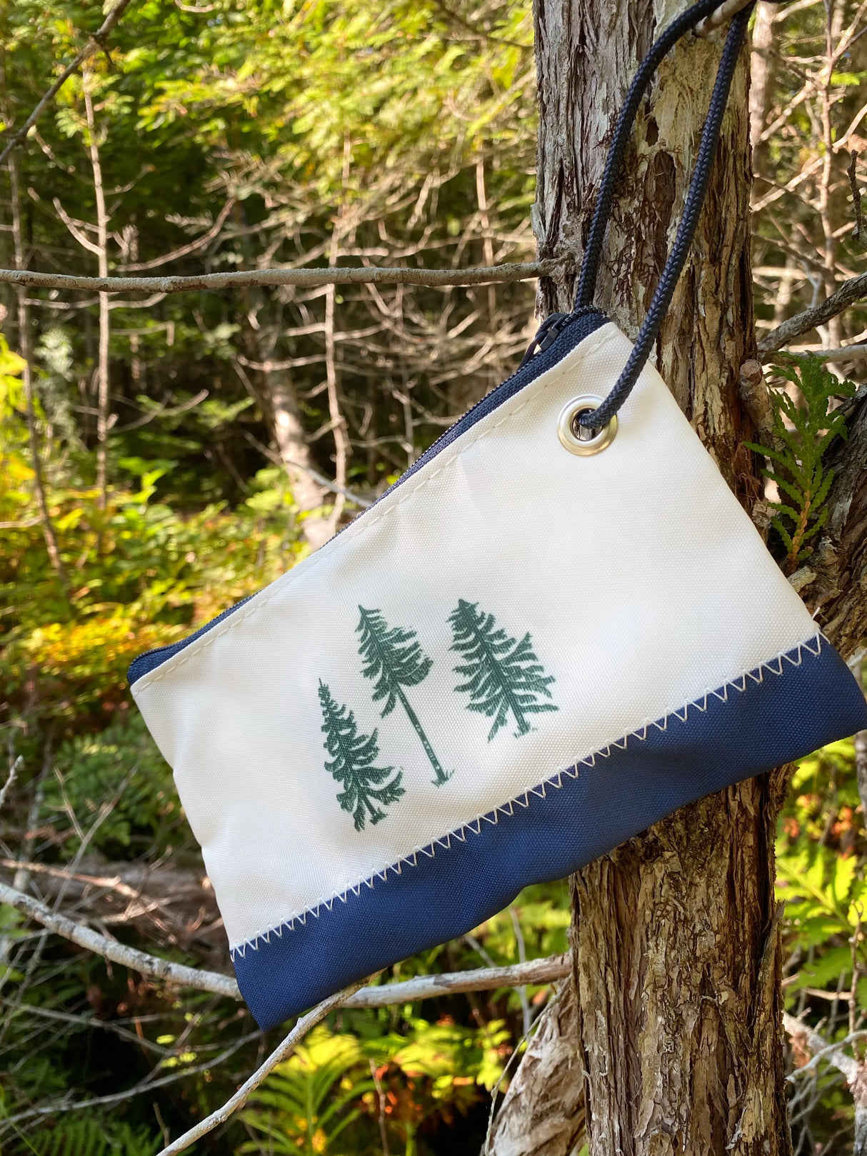 The Loon: Three Pines® Sea Bags® Wristlet - The Woods Maine