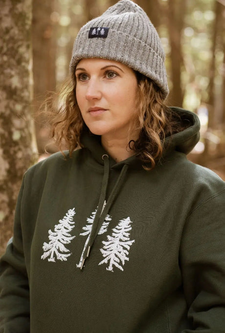 The Loon: Three Pines® Heavy Hoodie Sweatshirt - The Woods Maine