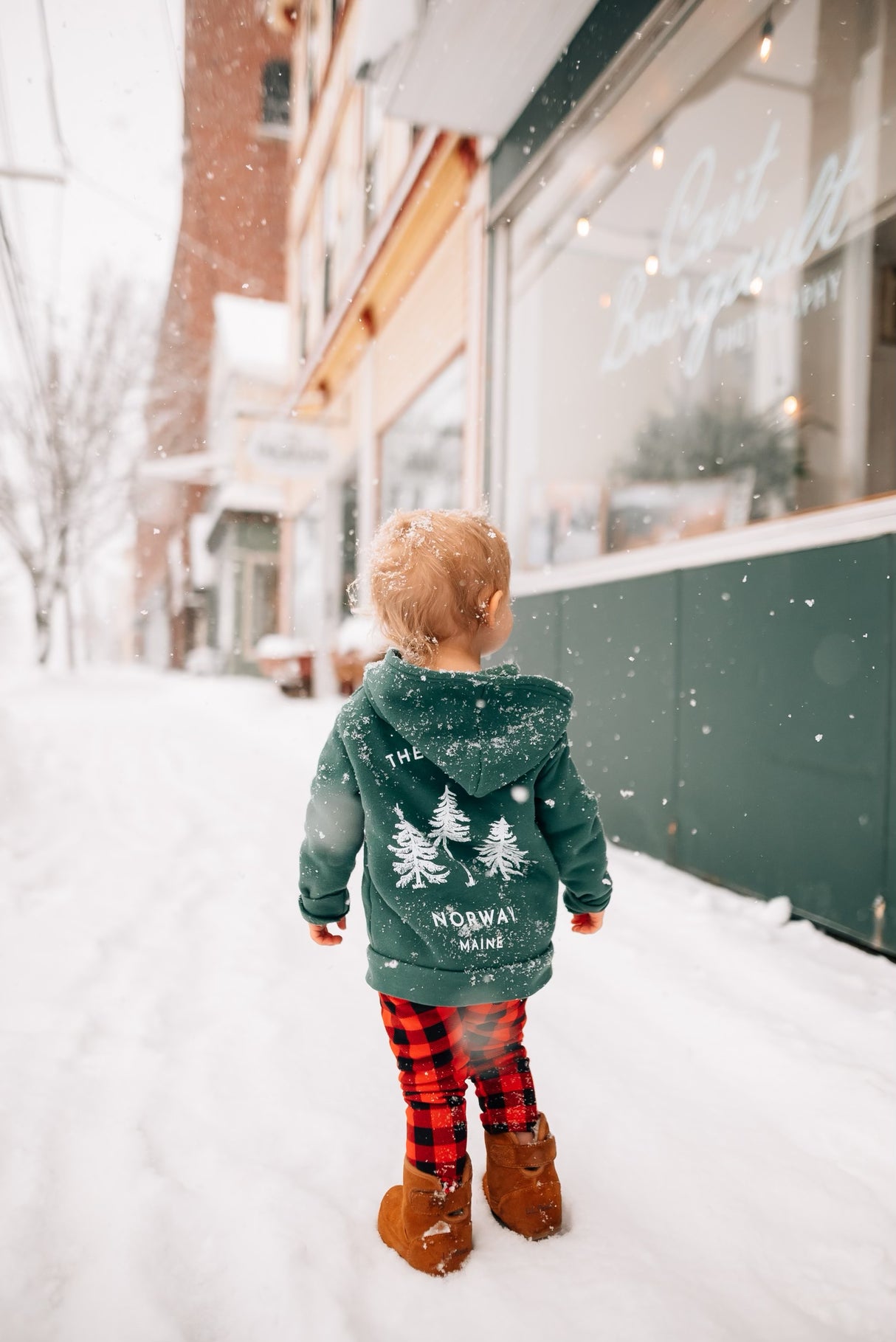 The Norway Toddler Zip Hoodie (Available in Two Colors) - The Woods Maine