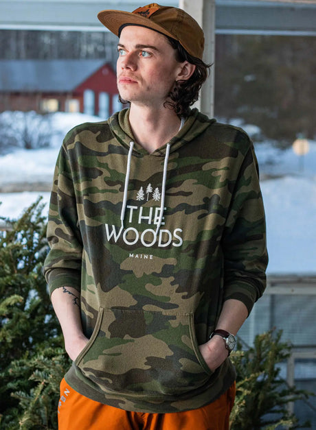 The Woods Maine® Adult Lightweight Hoodie (2 Colors Available) - The Woods Maine