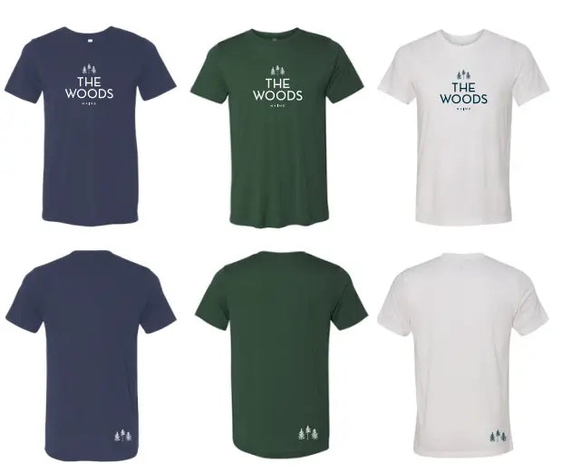 The Woods Maine® Adult Short Sleeve T-Shirt (Three Colors Available) - The Woods Maine