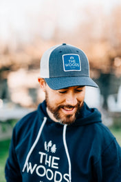 The Woods Maine® Classic Patched Trucker Hat (3 Colors Available) - The Woods Maine