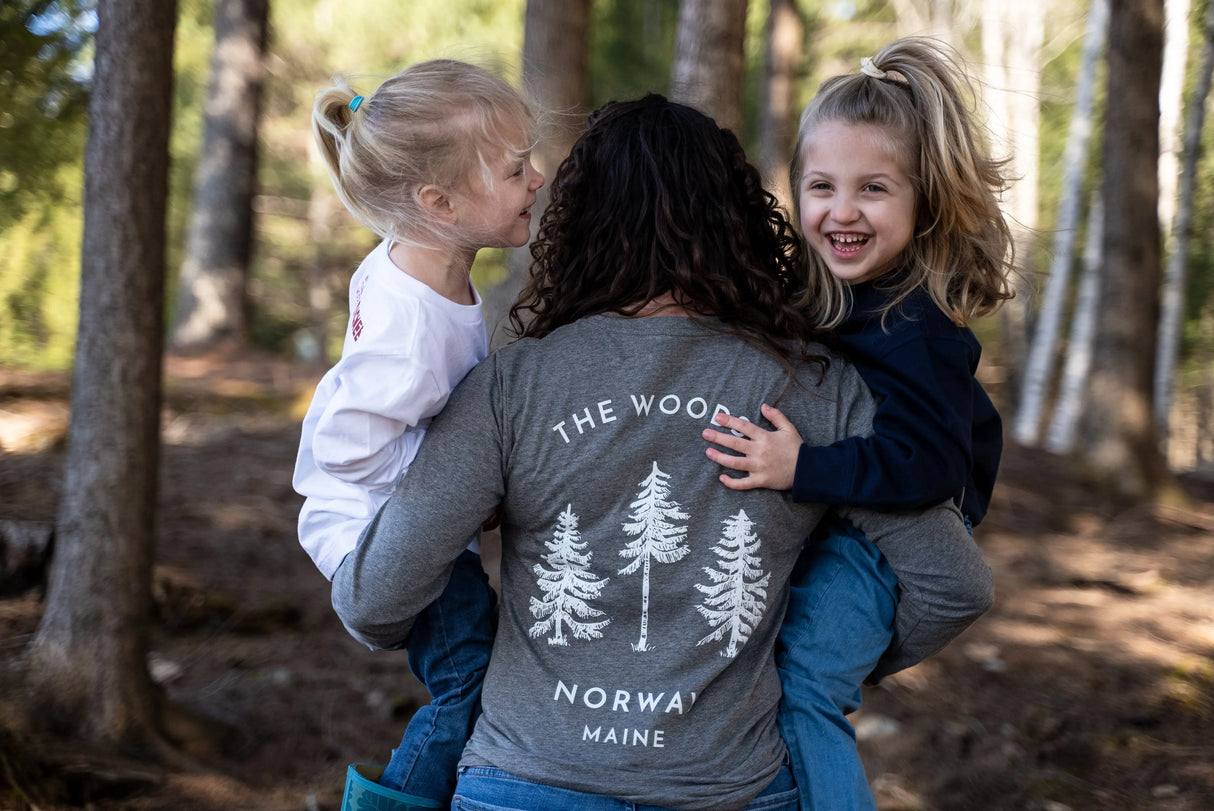 The Woods Maine®: The Norway Adult Long Sleeve (3 Colors Available) - The Woods Maine