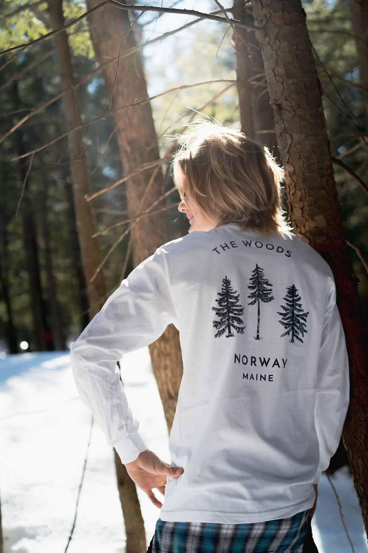 The Woods Maine®: The Norway Adult Long Sleeve (3 Colors Available) - The Woods Maine