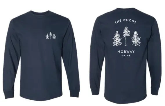 The Woods Maine®: The Norway Adult Long Sleeve (3 Colors Available) - The Woods Maine