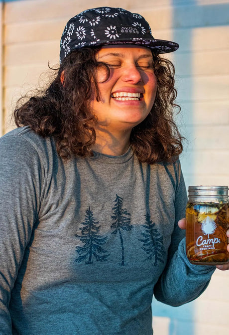 The Woods Maine®: Three Pines® Adult Long Sleeve (2 Colors Available) - The Woods Maine