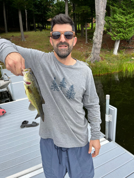The Woods Maine®: Three Pines® Adult Long Sleeve (2 Colors Available) - The Woods Maine