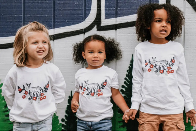 The Woods Maine® x TACHEE Flora Doe Toddler Short Sleeve - The Woods Maine