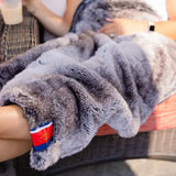 The Woods Maine® All Weather Luxe Faux Fur Lap Blanket - The Woods Maine
