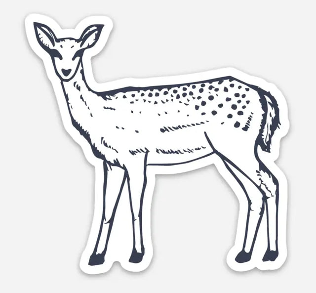 The Woods Maine®  Deer Sticker - The Woods Maine