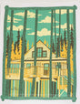 The Woods Maine® Treehouse Poster - Tim Kelly - The Woods Maine