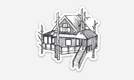 The Woods Maine® Treehouse Sticker - The Woods Maine