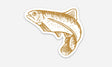 The Woods Maine® Trout Sticker - The Woods Maine