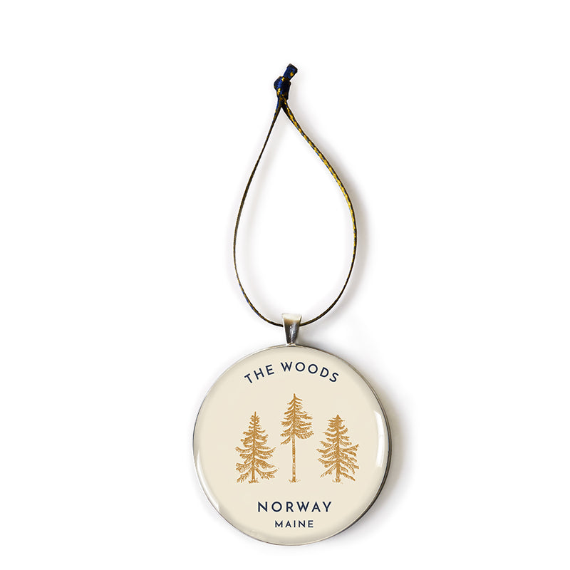 The Woods Maine® Norway Keepsake Ornament by CHART Metalworks