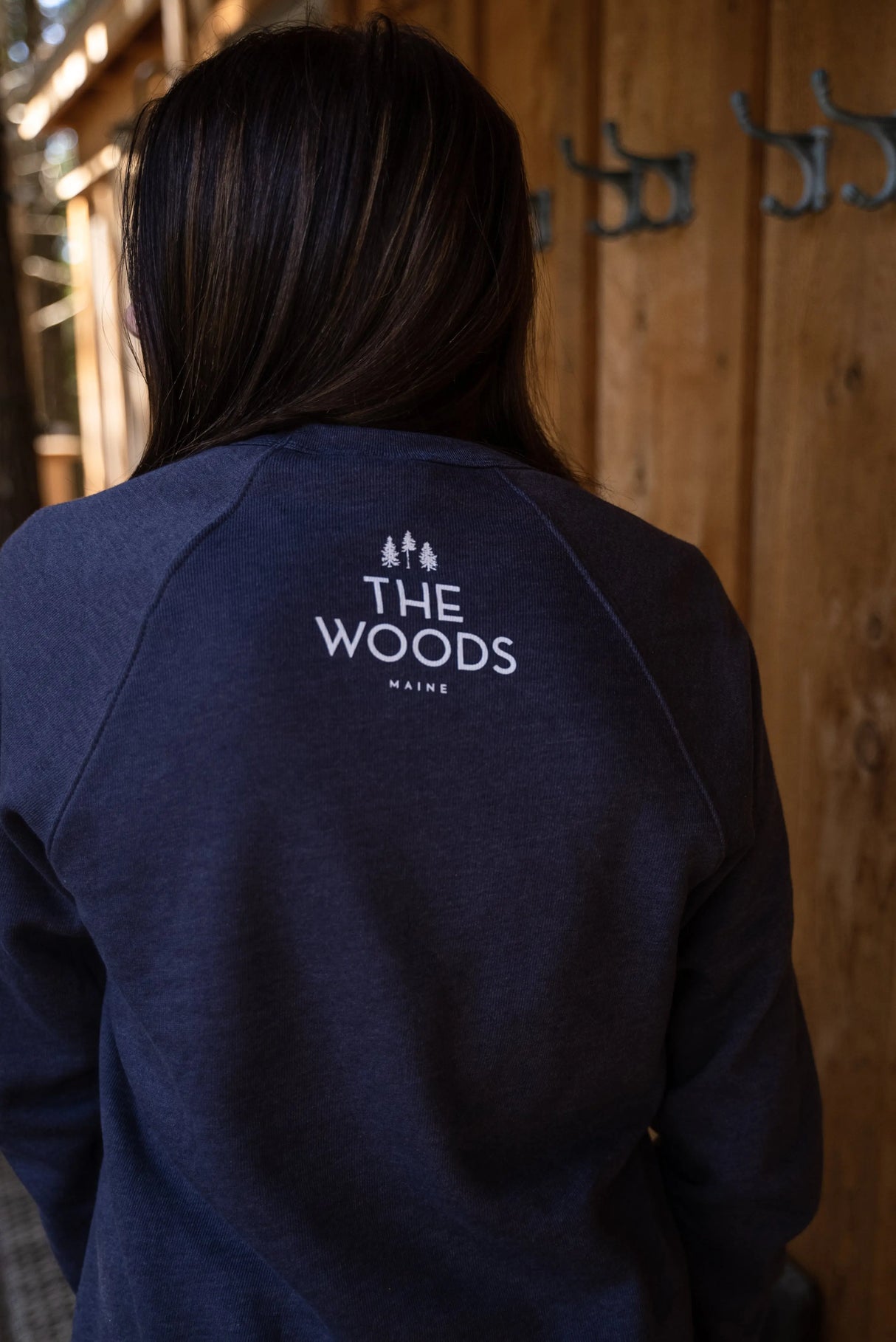 Three Pines®  Adult Maine Crewneck Sweatshirt | The Best Maine Sweatshirt - The Woods Maine