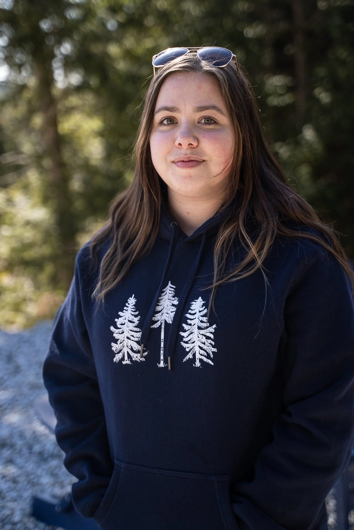 Three Pines® Maine Adult Heavy Hooded Sweatshirt (2 Colors Available) - The Woods Maine