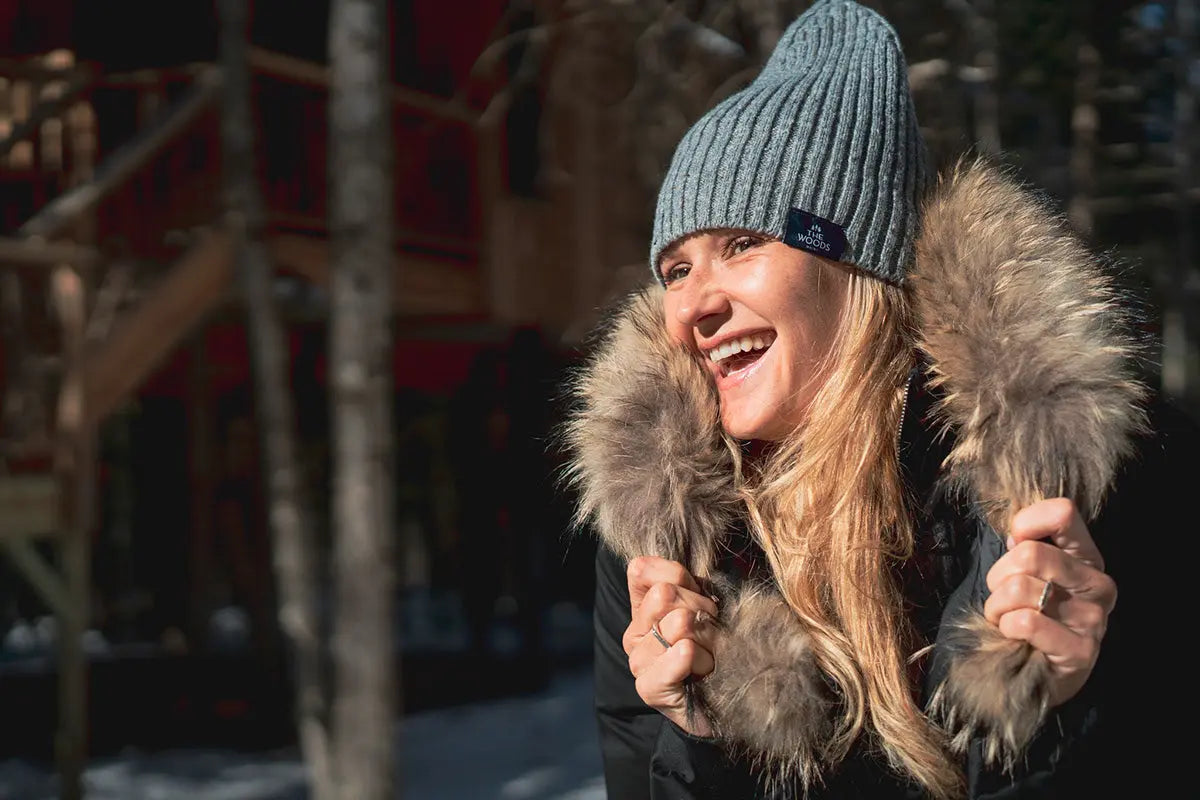 Three Pines® Merino Wool Knit Hat (2 Colors Available) - The Woods Maine