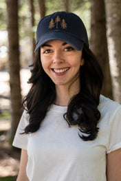 Three Pines® Embroidered Maine Baseball Hat (3 Colors Available) by The Woods Maine® - The Woods Maine