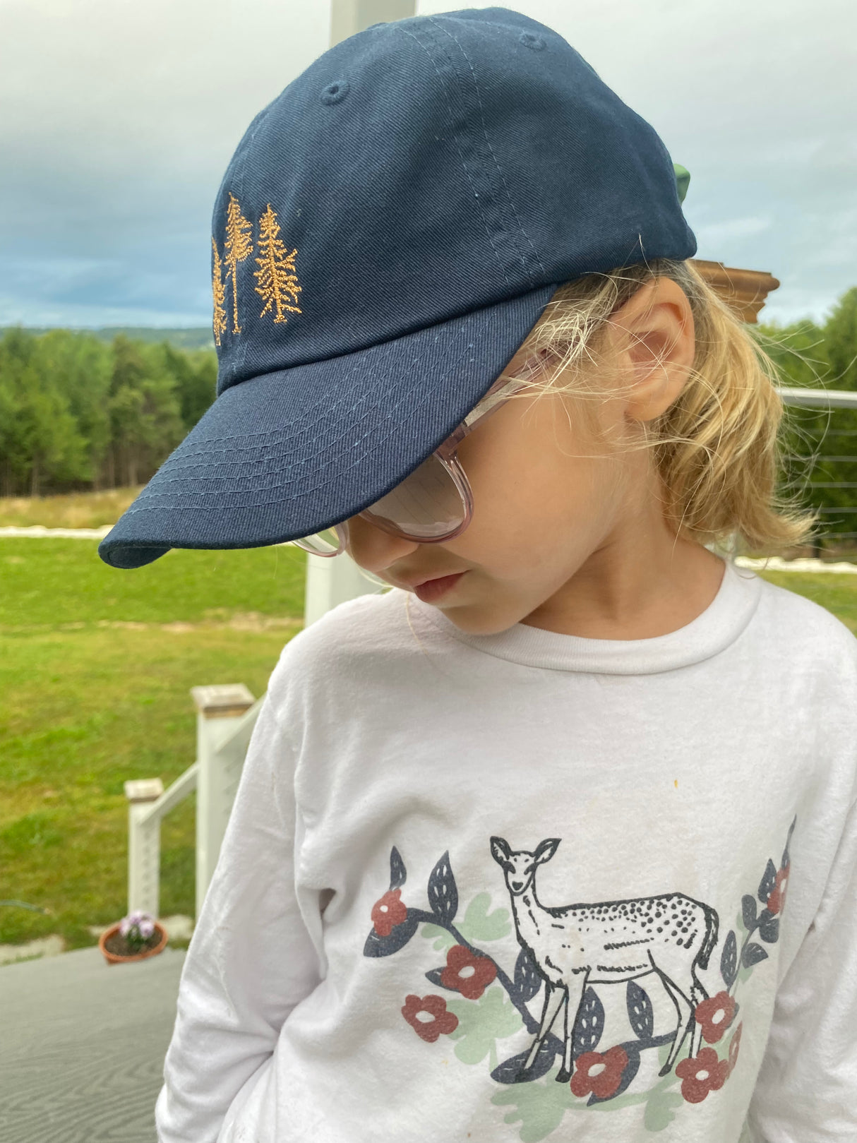 Three Pines® Embroidered Maine Youth Baseball Hat - The Woods Maine