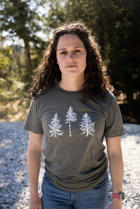 Three Pines® Maine Adult Short Sleeve T-Shirt (3 Colors Available) - The Woods Maine
