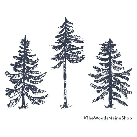 Three Pines® Sticker - The Woods Maine