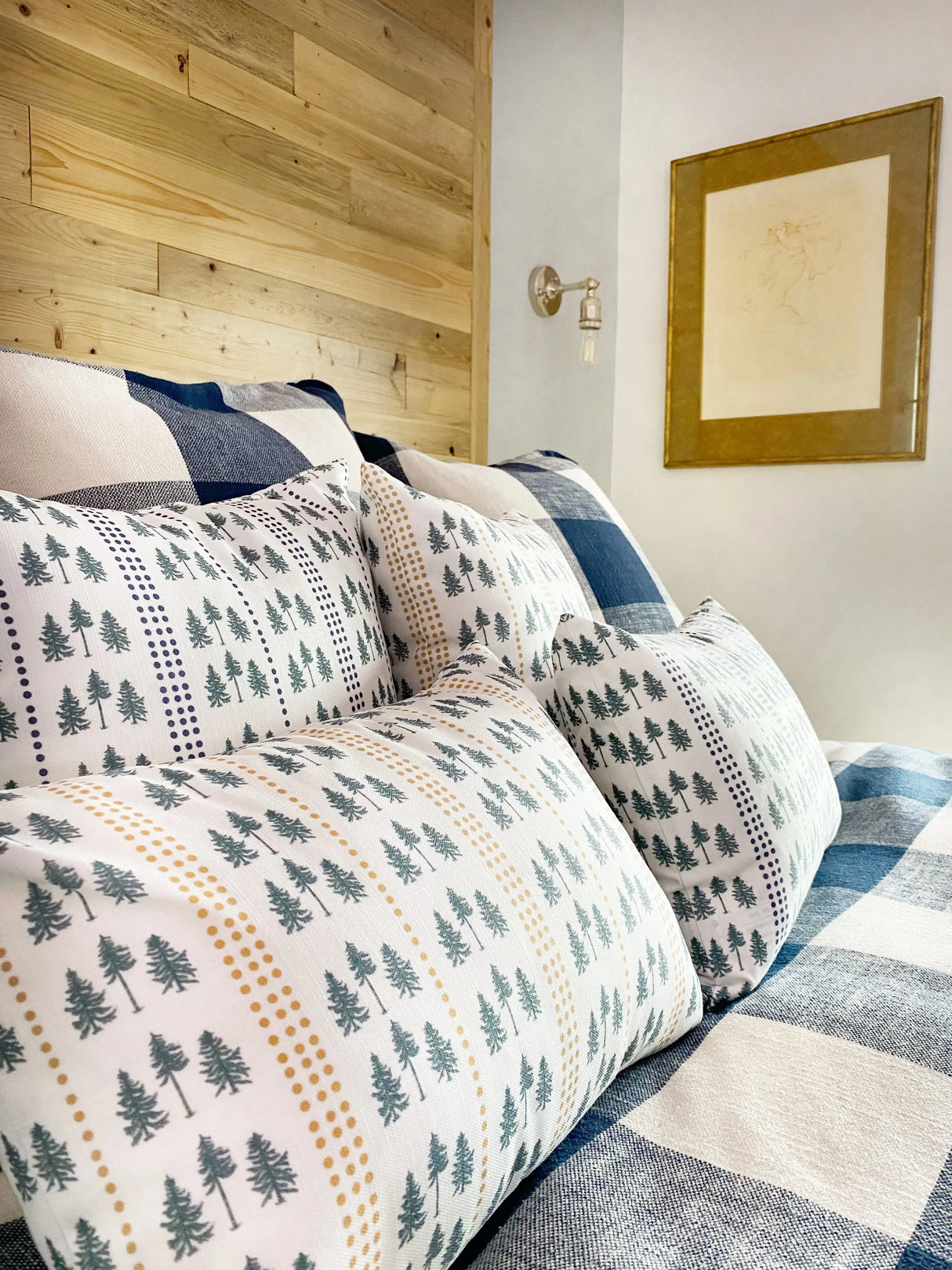 Three Pines® by The Woods Maine® Indoor/Outdoor Pillow | Maine Made - The Woods Maine
