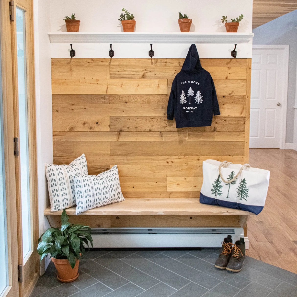 Three Pines® by The Woods Maine® Indoor/Outdoor Pillow | Maine Made - The Woods Maine