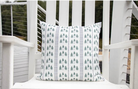 Three Pines® by The Woods Maine® Indoor/Outdoor Pillow | Maine Made - The Woods Maine