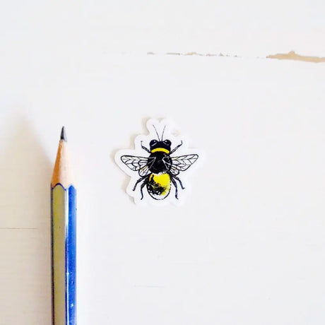 Tiny Bee Sticker - Laura King Paints - The Woods Maine